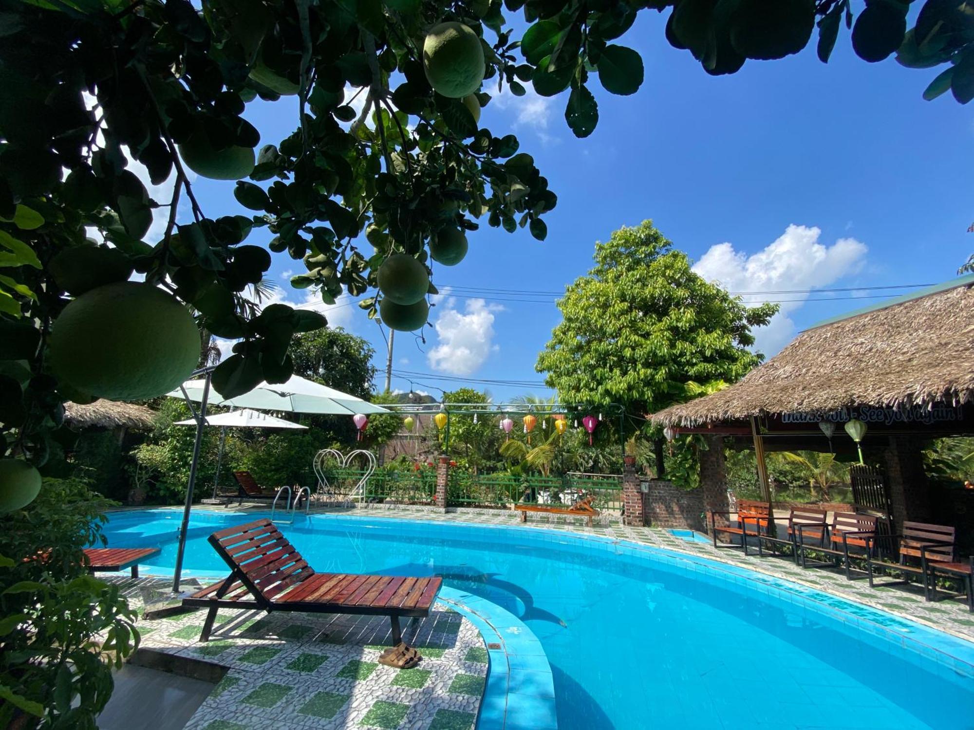 نينه بينه Tam Coc Little River Bungalow المظهر الخارجي الصورة